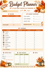 Load image into Gallery viewer, Season Themed Budget Planner