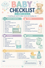 Cargar imagen en el visor de la galería, New Baby Checklist