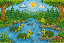 Lataa kuva Galleria-katseluun, Forest Friends Adventures Coloring Book