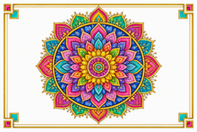 Lataa kuva Galleria-katseluun, Tranquil Mandalas: A Relaxation Coloring Book