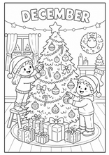 Load image into Gallery viewer, Holiday Magic: A Year Of Celebrations Coloring Book
