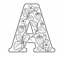 Load image into Gallery viewer, The Little Strawberries Alphabet Coloring Book
