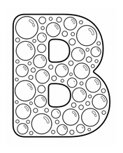 Cargar imagen en el visor de la galería, Pop The Bubbles Alphabet Coloring Book