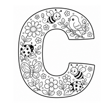 Cargar imagen en el visor de la galería, Little Garden Friends Alphabet Coloring Book