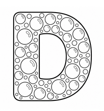 Cargar imagen en el visor de la galería, Pop The Bubbles Alphabet Coloring Book