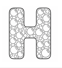 Cargar imagen en el visor de la galería, Pop The Bubbles Alphabet Coloring Book