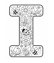 Cargar imagen en el visor de la galería, Little Garden Friends Alphabet Coloring Book