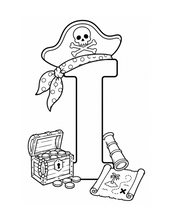 Load image into Gallery viewer, The Pirates Treasure Alphabet Coloring Book
