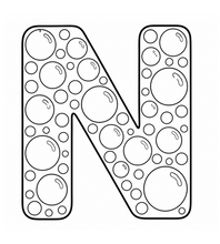 Cargar imagen en el visor de la galería, Pop The Bubbles Alphabet Coloring Book