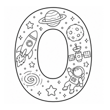 Load image into Gallery viewer, Across The Galaxy Alphabet Coloring Book