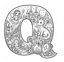 Load image into Gallery viewer, A Magical Storybook Alphabet Coloring Book