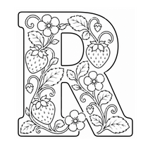 Load image into Gallery viewer, The Little Strawberries Alphabet Coloring Book