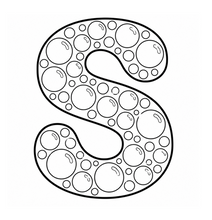 Cargar imagen en el visor de la galería, Pop The Bubbles Alphabet Coloring Book