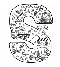 Load image into Gallery viewer, The Mighty Builders Alphabet Coloring Book