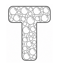 Cargar imagen en el visor de la galería, Pop The Bubbles Alphabet Coloring Book