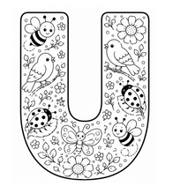 Cargar imagen en el visor de la galería, Little Garden Friends Alphabet Coloring Book