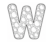 Cargar imagen en el visor de la galería, Pop The Bubbles Alphabet Coloring Book
