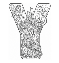Load image into Gallery viewer, A Magical Storybook Alphabet Coloring Book