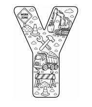 Load image into Gallery viewer, The Mighty Builders Alphabet Coloring Book
