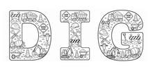 Load image into Gallery viewer, The Mighty Builders Alphabet Coloring Book