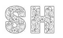 Load image into Gallery viewer, The Little Strawberries Alphabet Coloring Book