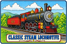 Load image into Gallery viewer, Traveling The Railroad Coloring Book