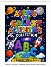 Lataa kuva Galleria-katseluun, Across The Galaxy Activity Book