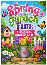Load image into Gallery viewer, Spring Into Fun: A Seasonal Coloring Book