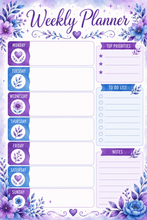Cargar imagen en el visor de la galería, Weekly Planner Templates