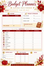 Cargar imagen en el visor de la galería, Budget Planner Templates