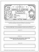 Lataa kuva Galleria-katseluun, Sacred Moments With The Holy Family Activity Book