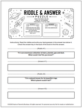 Lataa kuva Galleria-katseluun, Across The Galaxy Activity Book