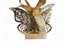 Cargar imagen en el visor de la galería, The Brave Fairy’s Wish (Gold Butterfly Box) necklace