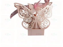 Load image into Gallery viewer, The Brave Fairy’s Wish (Pink Butterfly Box) necklace