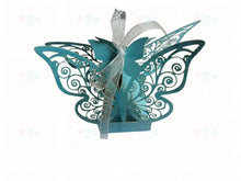 Load image into Gallery viewer, The Brave Fairy’s Wish (Turquoise Blue Butterfly Box) necklace