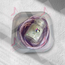 Load image into Gallery viewer, The Brave Fairy’s Wish (Turquoise Blue Butterfly Box) necklace