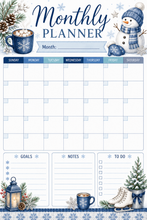Cargar imagen en el visor de la galería, Season Themed Monthly Planner
