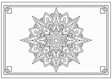Lataa kuva Galleria-katseluun, Tranquil Mandalas: A Relaxation Coloring Book

