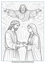 Load image into Gallery viewer, Sacred Moments With The Holy Family Coloring Book
