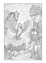 Load image into Gallery viewer, Enchanted Creatures: A Magical Coloring Book
