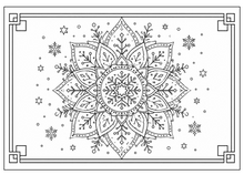 Lataa kuva Galleria-katseluun, Tranquil Mandalas: A Relaxation Coloring Book
