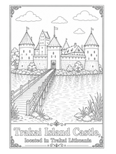 Cargar imagen en el visor de la galería, Legendary Castles Coloring Book
