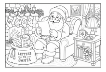 Load image into Gallery viewer, Santa's Family And Their Wonderful Adventures Coloring Book
