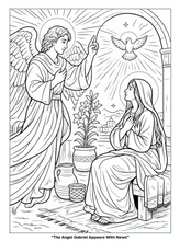 Load image into Gallery viewer, Sacred Moments With The Holy Family Coloring Book
