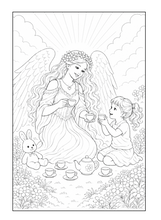 Load image into Gallery viewer, Moments With Guardian Angels: A Heavenly Coloring Book
