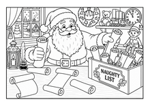 Load image into Gallery viewer, Santa's Family And Their Wonderful Adventures Coloring Book
