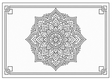 Lataa kuva Galleria-katseluun, Tranquil Mandalas: A Relaxation Coloring Book
