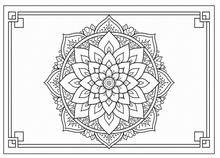 Lataa kuva Galleria-katseluun, Tranquil Mandalas: A Relaxation Coloring Book
