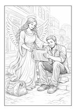 Load image into Gallery viewer, Moments With Guardian Angels: A Heavenly Coloring Book
