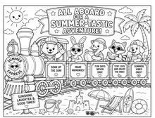 Load image into Gallery viewer, Trains Of Imagination Coloring Book

